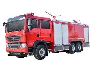 Camión de Bomberos Multifuncional HOWO, Nuevo Vehículo de Rescate y Extinción de Incendios Forestales 6x4 de Doble Cabina, Camión de Bomberos Electrónico Directo de Fábrica - Product Image 1