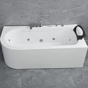 Jincuzzi bak mandi whirlpool dalam ruangan dan bak mandi spa bak mandi pusaran air tangan kanan sudut penguras grosir bak pusaran air