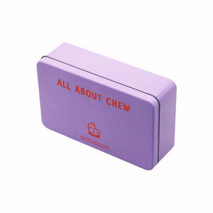 Custom stampato 100ml scatola di latta rettangolare in <span class=keywords><strong>oro</strong></span> copertura aperta rimovibile incernierata in metallo per alimenti stampa Offset <span class=keywords><strong>biscotti</strong></span> latta - Product Image 5