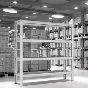 מדפי סופרמרקט מוצרי פלדה לאחסון ואחסון יעיל עבור בטיחות ויציבות - Product Image 4