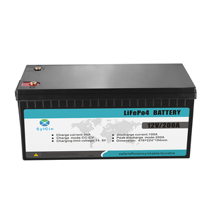 스마트 BMS <span class=keywords><strong>12</strong></span> V 200 Ah 리튬 배터리 딥 사이클 Lifepo4 배터리 팩 태양 에너지 시스템 - Product Image 1