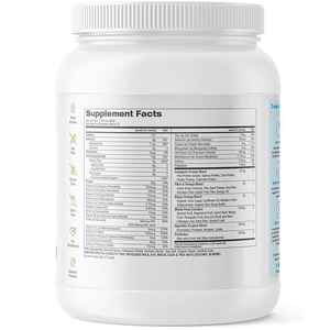 Mezcla <span class=keywords><strong>de</strong></span> Bebida Nutricional <span class=keywords><strong>de</strong></span> Proteína Vegetal en Polvo, 645 g, Sabor Vainilla, Batido, Prebióticos, Vitaminas, Minerales, Suplemento Dietético - Product Image 5