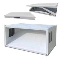 Conteneur en acier pliable détachable professionnel Installation rapide Petite maison mobile bon marché Maison préfabriquée de Chine