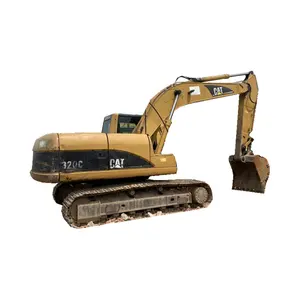 Giappone fatto attrezzature pesanti originali macchinari usati CAT 320C escavatore macchina usata escavatori per la vendita