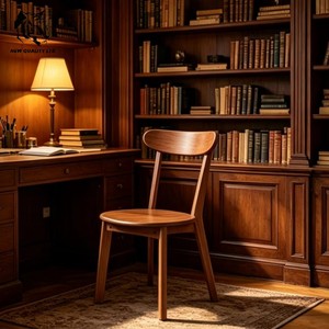 Silla de comedor de madera personalizada, ecológica, para hotel, de proveedor chino, buen precio, MOQ bajo, personalizable, muebles para comedor. - Product Image 6
