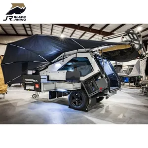 Weather-Proof Hybrid Overland Caravan Rv Mini Trailer 15ft Camper