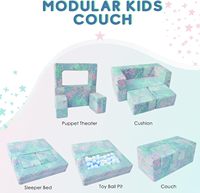 Canapé modulaire pour enfants TenderPlayful, 12 pièces, en mousse, convertible, pour salle de jeux et chambre à coucher