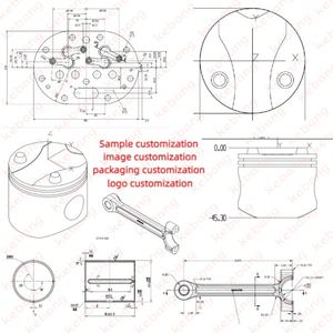 Professionele fabricage van koelkastcompressor reserveonderdelen, zuiger en drijfstang voor York-modellen - Product Image 3