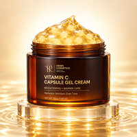 Crème pour le visage en capsules de vitamine C pour éclaircir les peaux ternes et unifier le teint avec hydratant antioxydant 55g