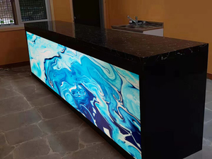 Mờ đá trong nhà tường Faux Alabaster Backlit <span class=keywords><strong>Onyx</strong></span> Đá Nhân Tạo slab thiết kế cho nhà và khách sạn trang trí tường - Product Image 6