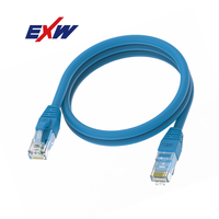 Snagless Cat6 kabel Patch Ethernet, jaringan LAN kabel Internet RJ45 550MHz untuk game PC Router komputer