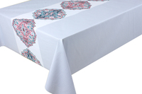Nappe imperméable en plastique PVC Non tissé, Style fleur, prix d'usine en gros