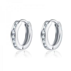 OEM/ODM Cute Basic Children <b>Silver</b> <b>Stud</b> Earrings Simple Safe Jewelry For Kids Daily Wear Gift New Design - Product Image 3