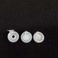 Bouchon intérieur monobloc à filetage 20 mm avec broche ronde pour flacons cosmétiques et pharmaceutiques, avec joint hermétique et conception anti-fuite