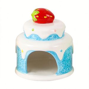 Comfortable Durable Ceramic Heat-Resistant Hamster House for Chinchillas Hamsters Cute Design Summer Cooling Bedroom/Living Room - Product Image 6
