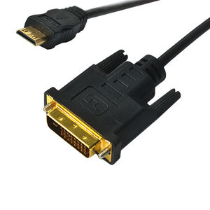 Câble adaptateur Mini HDMI vers DVI 24+1 mâle 0,3 m pour connexion HDMI d'ordinateur portable - Product Image 3