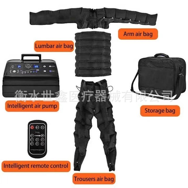 Pneumatic Compression Leg Massager With Airbags And Air Waves For Limb Pressure Therapy Full Coverage Foot Massager