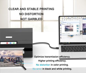 <span class=keywords><strong>Câble</strong></span> USB d'imprimante original Mindpure de <span class=keywords><strong>haute</strong></span> <span class=keywords><strong>qualité</strong></span> 1,5/3/5/8/10 m 2.0 avec gaine en PVC et blindage en feuille, mâle-mâle, pour transfert de données - Product Image 3