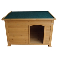 Nichoir pour chien en bois massif, super imperméable et durable, grand nichoir extérieur, abri pour animaux de compagnie, maison pour chien de jardin, design résistant aux intempéries