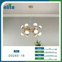 Cristallo moderno decorativo luce a sospensione 3000K CCT per soggiorno sala da pranzo Villa interna AC potenza con E12 & E26 basi della lampadina - Product Image 1