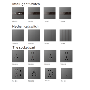 Interruptor y Enchufe Inteligente de Pared con Panel de Plástico/Vidrio Gris, Un Solo Polo, 4 Vías, 10A, Compatible con Smart Life y <span class=keywords><strong>Alexa</strong></span>, para WiFi y Zigbee - Product Image 4