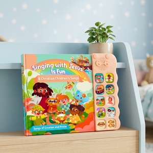 Livre audio interactif GO GO Songs Creation Praise Christian Baby : 8 chansons, jouet musical sonore <span class=keywords><strong>pour</strong></span> enfants de 3 à 6 ans, cadeau éducatif et interactif - Product Image 1