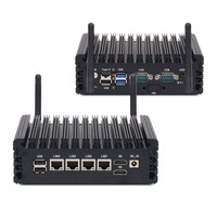 Mini PC Industrial Linkleaps Intel I210AT, 4 Puertos Gigabit Ethernet, Sin Ventilador, Cuatro Núcleos, 4 Subprocesos, 32 GB de RAM