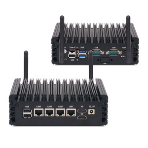 Linkleaps Hot Bán <span class=keywords><strong>4</strong></span> Gbe Intel I210at Tường Lửa PC Mềm Router Không Quạt Công Nghiệp Mini Máy Tính Nhúng J6412 J6413 4C 4T - Product Image 5