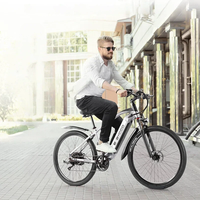 Vélo de montagne électrique 29 pouces 7 vitesses Moteur central Batterie au lithium 52V Alliage d'aluminium Sans balais