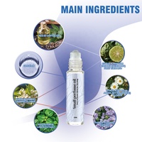 Rouleau de parfum unisexe avec logo personnalisé Patchouli vétiver vanille Charmant tubéreuse jade jasmin parfum Floral oriental