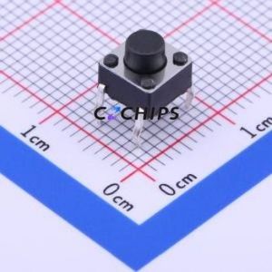 K2-1102DP-D4SW-04 Tactile Switch Through hole-4P,6x6mm Switch Single Pole Single Throw Round Button 2.5N Through Hole - Product Image 1