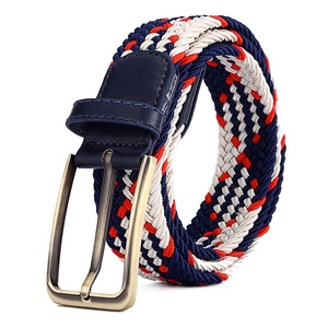 <span class=keywords><strong>Ceinture</strong></span> élastique unisexe réglable de <span class=keywords><strong>105</strong></span> <span class=keywords><strong>cm</strong></span> en polyester, tissée, extensible, en tissu tressé, pour jeans - Product Image 2