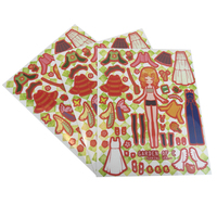 Feuille d'autocollants découpés à la forme personnalisée A4 A5 A6, autocollants en vinyle adhésif imperméable, autocollants de dessin animé kawaii, impression pour enfants