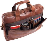 Porte-documents pour ordinateur portable en cuir véritable Crazy Horse rétro personnalisé de 18 pouces nouveau sac à main d'usine pour hommes femmes utilisation de loisirs et d'affaires