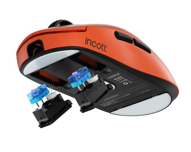 OEM PAW3395 8K Optical Sensor USB/Type-C Lightweight 2.4Ghz Wireless RGB Backlit Programmable 6-Button Right-Handed Gaming Mouse