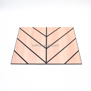 Panneau acoustique en fibre <span class=keywords><strong>de</strong></span> polyester PS, panneaux en <span class=keywords><strong>laine</strong></span> <span class=keywords><strong>de</strong></span> <span class=keywords><strong>bois</strong></span>, imperméables, écologiques, isolation phonique pour studio, bureau, panneaux acoustiques - Product Image 4
