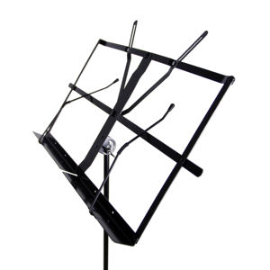 Support stable K-8222B assis et debout noir Portable fil professionnel support de musique 72-144.5cm Flexible - Product Image 3