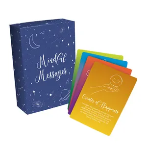 Ensemble de cartes de vœux personnalisées pour enfants, soins quotidiens de l'amour-propre, pensée positive, <span class=keywords><strong>santé</strong></span> mentale, affirmation de la pensée, critique intérieure, offset - Product Image 2