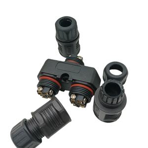 מחבר תעופתי L20-2 מסוג Y, עמיד למים בתקן IP67, בעל הברגה, עשוי PA6, מחבר כבל מפצל 4 פינים, 250V 20A, ישירות מהמפעל - Product Image 3