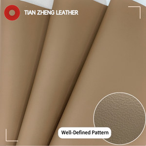 Asli pabrik 0.6mm kain kulit sintetis hitam coklat untuk pelapis furnitur mobil 72 jam pengiriman cepat untuk dekorasi - Product Image 4