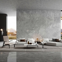 Grande taille 1600x3200 Carrelage en porcelaine pierre frittée, dalle artificielle de luxe effet marbre, résistante aux rayures, épaisseur 12mm, pour salle à manger et chambre