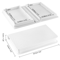 Boîte de protection vintage en vinyle blanc pour collection de cassettes vidéo VHS, étui de remplacement à clapet pour stockage, protection intégrale