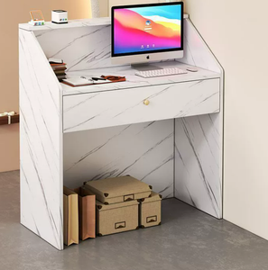Mostrador de recepción minimalista de estilo moderno para salón de belleza, tienda de ropa, tienda de té de la leche, mostrador pequeño, diseño de tienda de caja registradora - Product Image 5