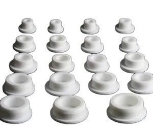 Deson conico a forma di T trasparente bianco antipolvere resistente all'usura tappo in gomma antiurto tappi in silicone