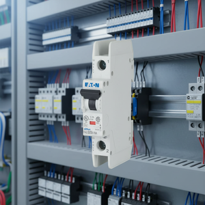 Disjuntores Miniatura Eaton Série FAZ FAZ-C16/1-NA 240V 15KA CCC UL para Distribuição de Energia em Edifícios Altos - Product Image 2