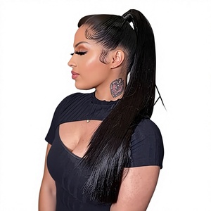 Perruque <span class=keywords><strong>Lace</strong></span> 360 Full HD avec fonctions de coiffage et de contournement, cheveux humains vierges, HD transparente pour <span class=keywords><strong>Lace</strong></span>, longue longueur - Product Image 1