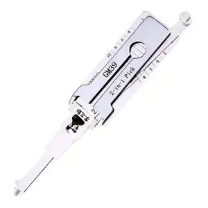 Hot Selling Originele Lishi GM39 2 In 1 Auto Lock Pick En Decoder Slotenmaker Tool Gebruikt Op Gm Buick Apparaat