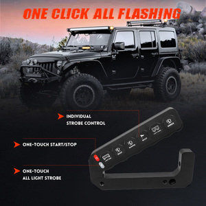 Panneau de commutation 12V 24V Off Road Aux 6 Gang sans fil pour Wranger <span class=keywords><strong>JK</strong></span> - Product Image 2