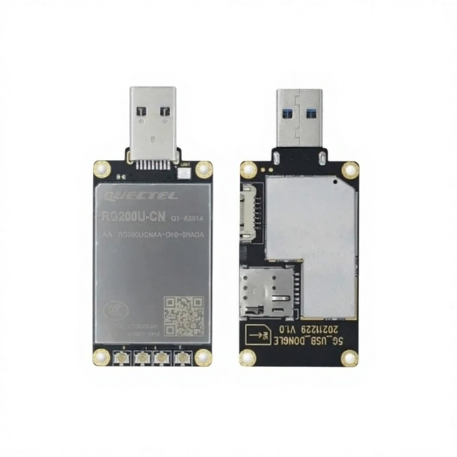 QUECTEL RG200U-CN Module 5G LTE USB3.0 Dongle Modem With Sim Card Adapter Board Support TTL Level UART Communication