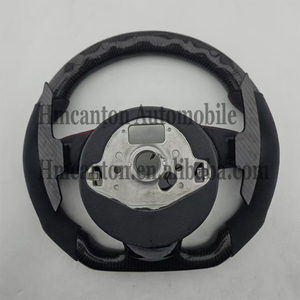 Hot Selling Quality Carbon Fibre Alcantara LED Paddle Steering <b>Wheel</b> for Audi A3 A4L A5 A6L A7 Q3 Q5 Car Steering <b>Wheel</b> - Product Image 6